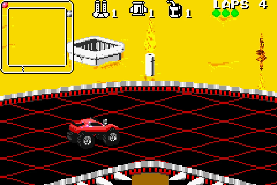 Rock 'N Roll Racing — Game Boy Advance