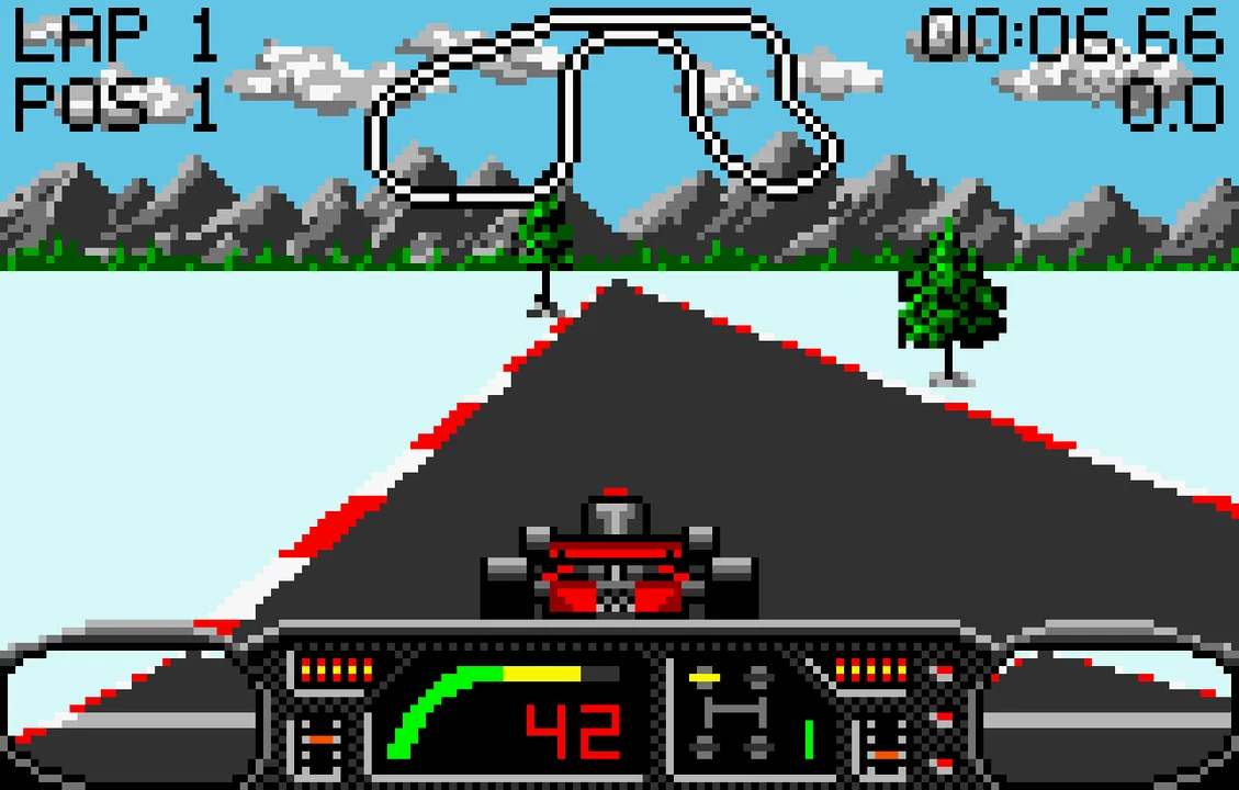 Checkered Flag — Atari Lynx