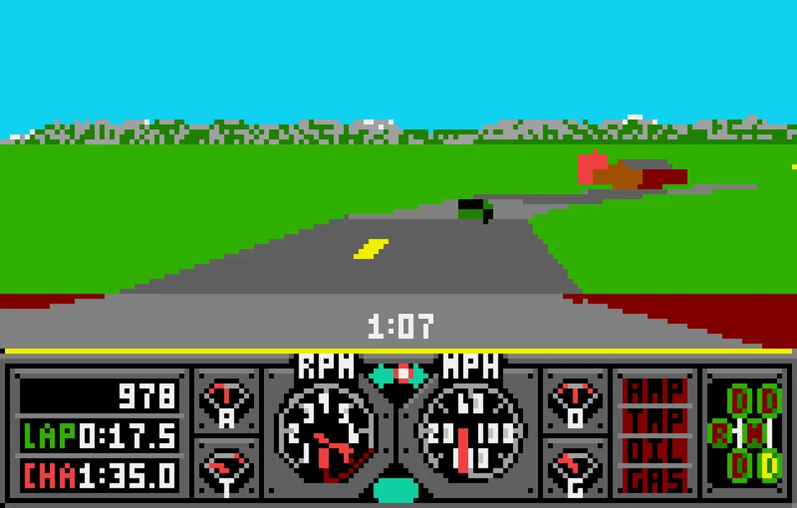 Hard Drivin' — Atari Lynx