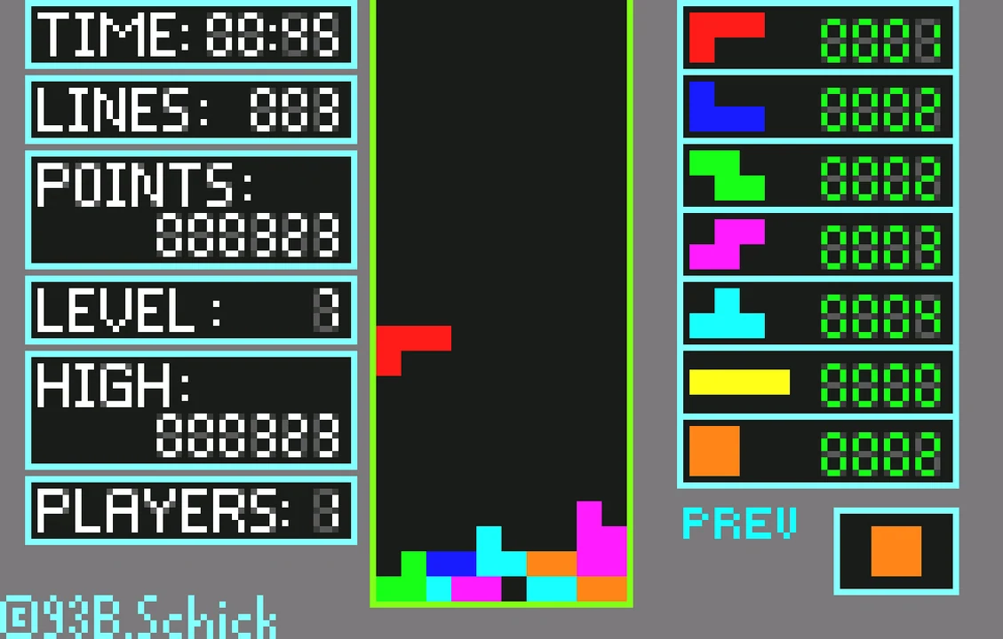 T-Tris — Atari Lynx