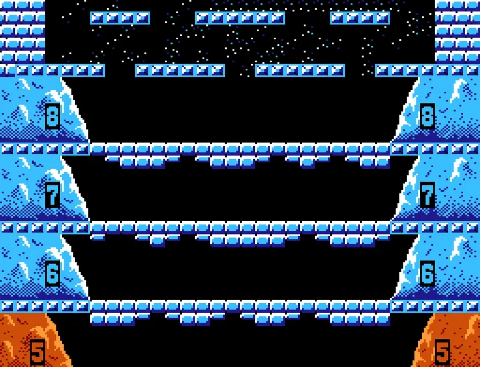Ice Climber — кадр из игры