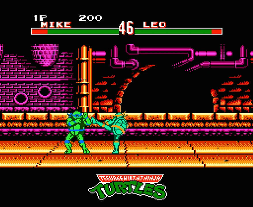 Teenage Mutant Ninja Turtles: Tournament Fighters — NES / Dendy / Famicom