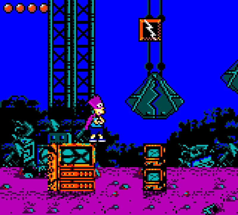 The Simpsons: Bartman Meets Radioactive Man — Sega Game Gear