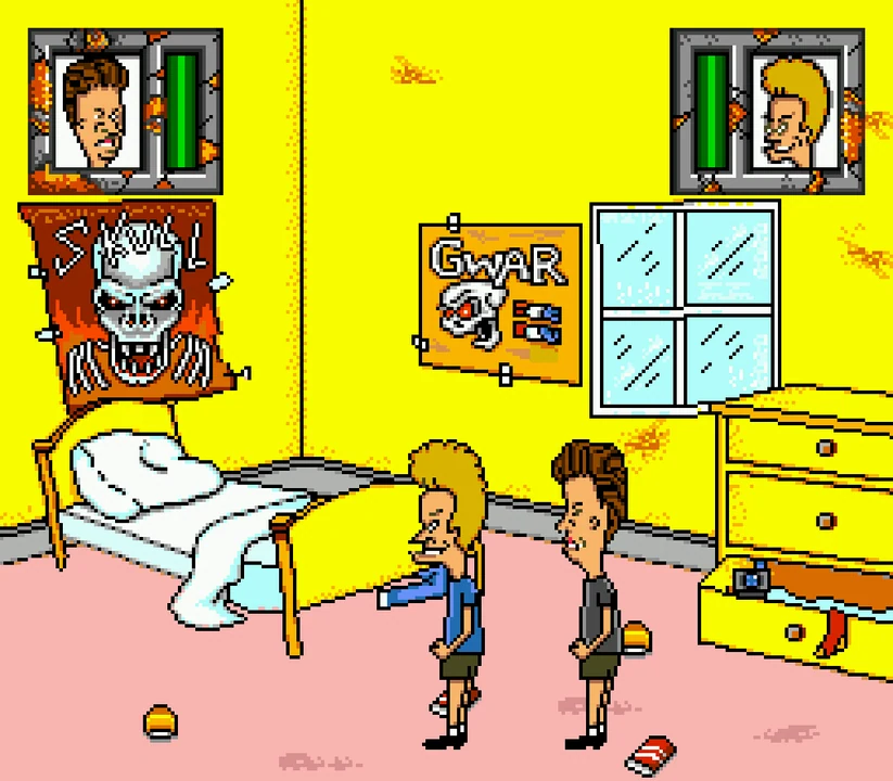 Beavis & Butt-Head — Sega Mega Drive / Genesis