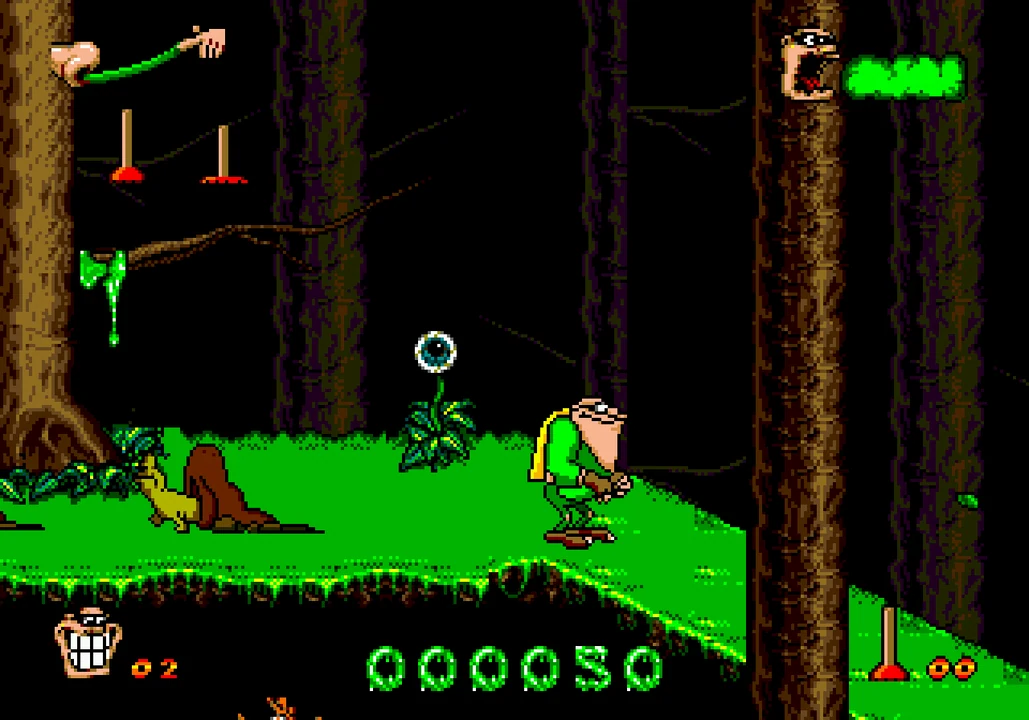 Boogerman: A Pick & Flick Adventure — Sega Mega Drive / Genesis