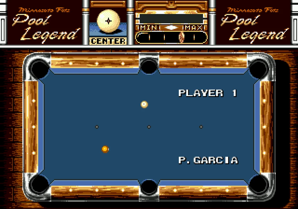 Minnesota Fats: Pool Legend — Sega Mega Drive / Genesis