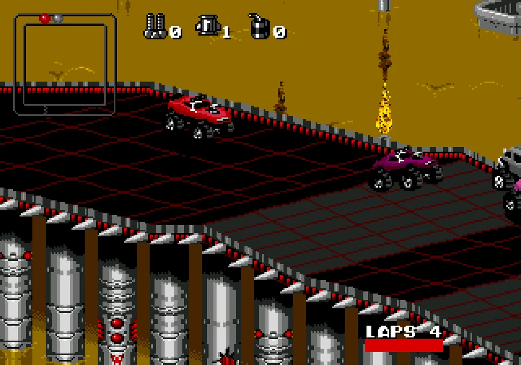 Rock n' Roll Racing — Sega Mega Drive / Genesis