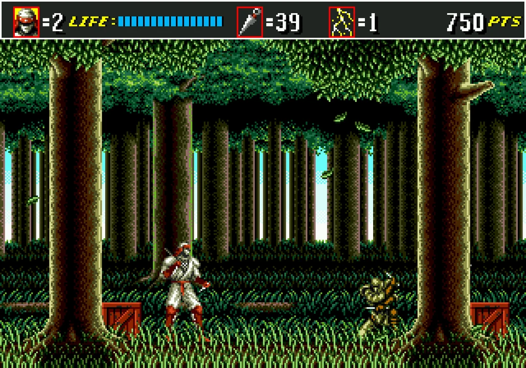 Shinobi III: Return of the Ninja Master — Sega Mega Drive / Genesis