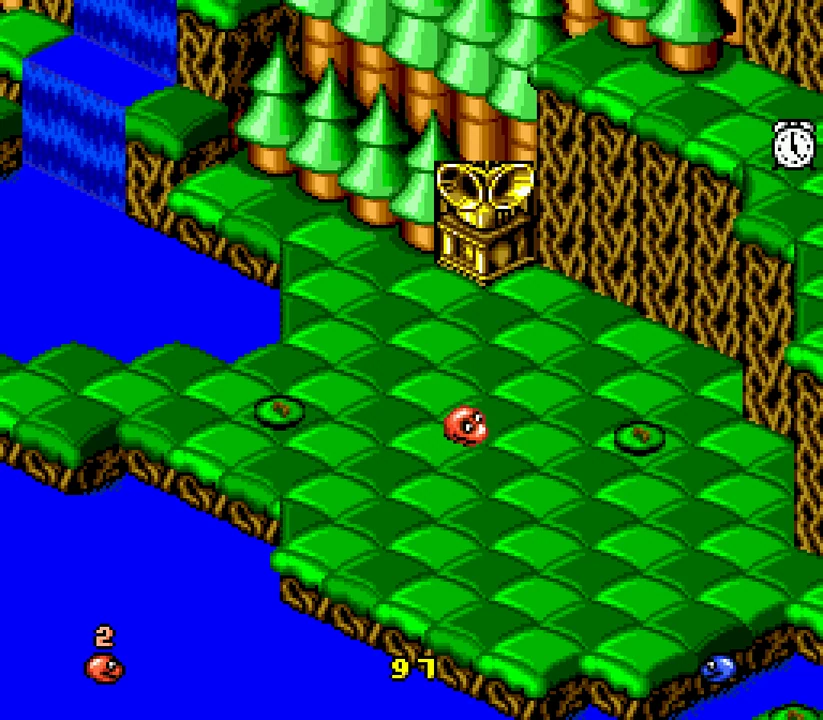 Snake Rattle n Roll — Sega Mega Drive / Genesis