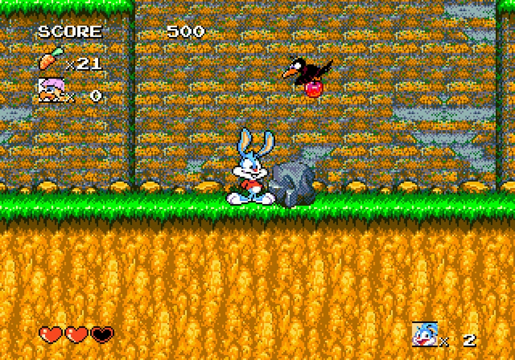 Tiny Toon Adventures: Buster's Hidden Treasure — Sega Mega Drive / Genesis