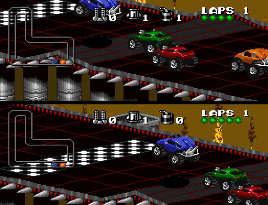 Rock N' Roll Racing — Super Nintendo