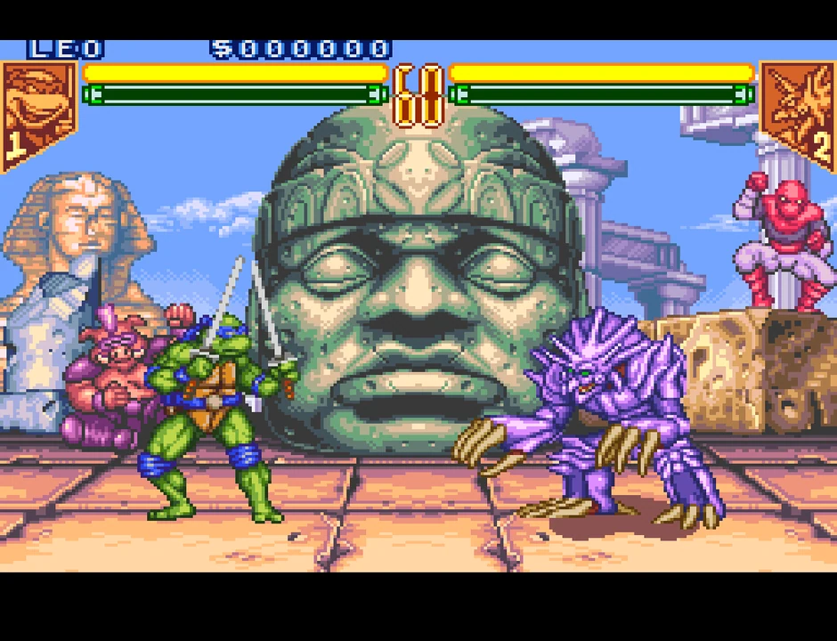 Teenage Mutant Hero Turtles: Tournament Fighters — Super Nintendo