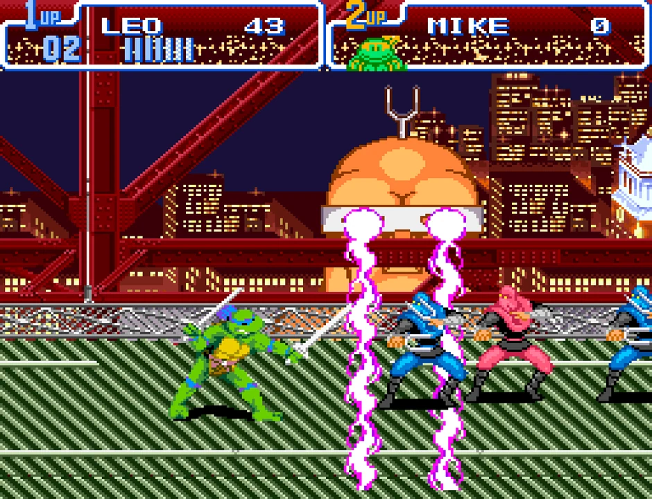 Teenage Mutant Ninja Turtles: Turtles in Time — Super Nintendo