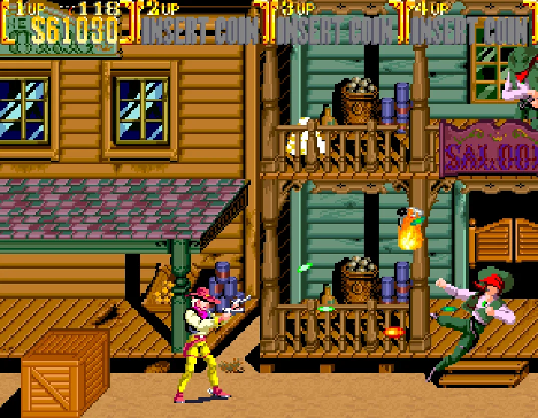 Кадр из игры Sunset Riders