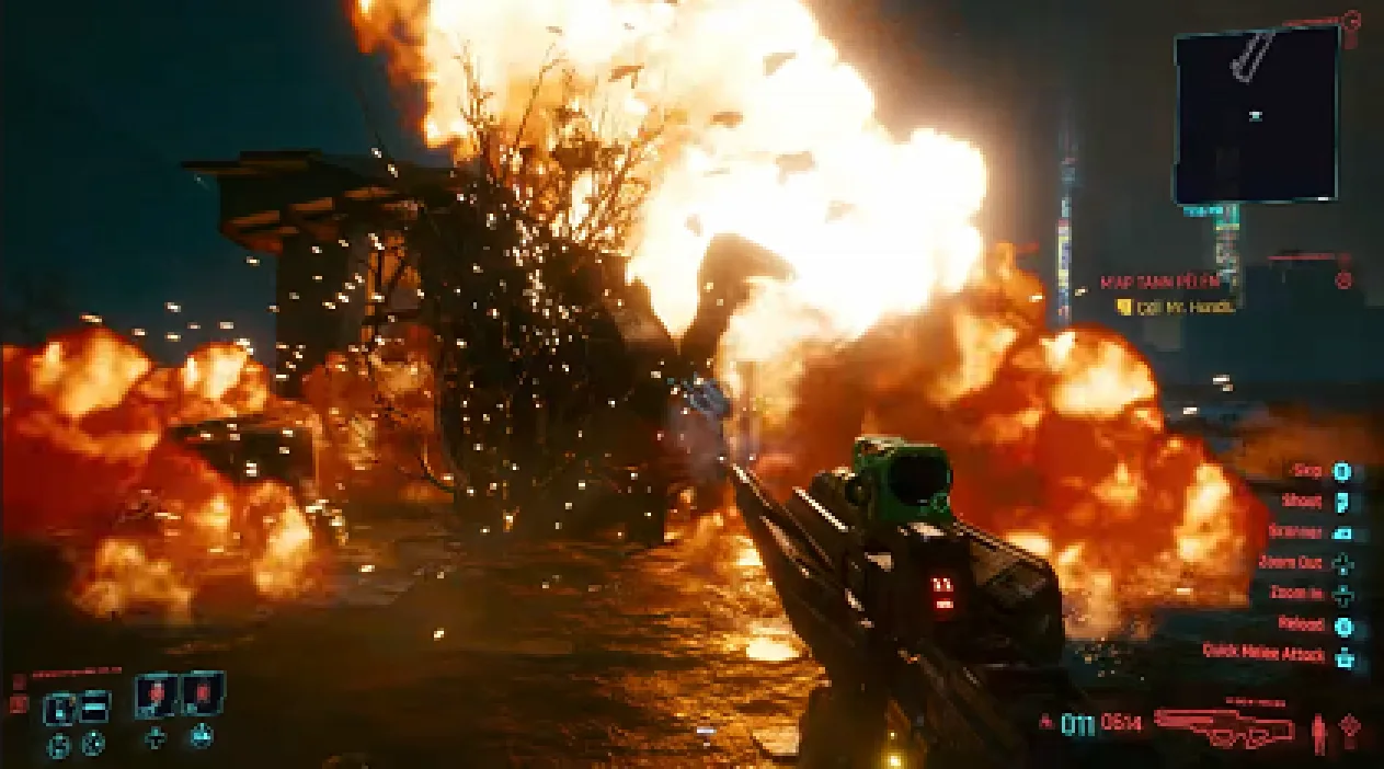Кадр из игры Cyberpunk 2077