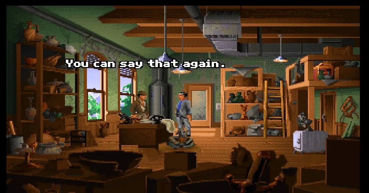 Monkey Island 2: LeChuck's Revenge & Indiana Jones and the Fate of Atlantis - Classic Adventure games by LucasArts gets an AI PC-Amiga AGA port