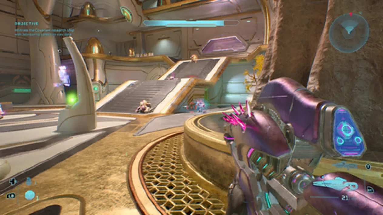 Кадр из игры Halo: Combat Evolved