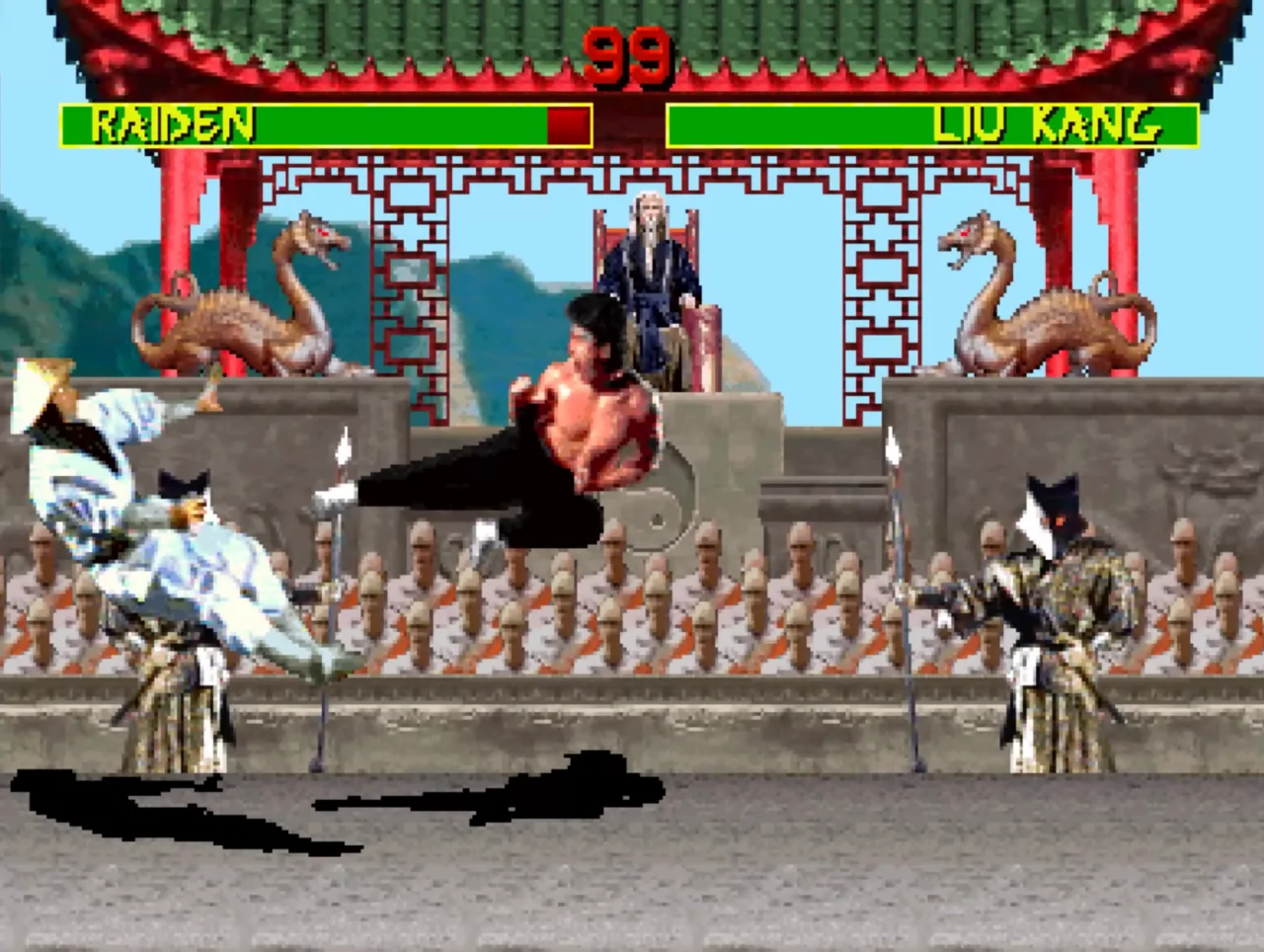 Кадр из игры Mortal Kombat 3