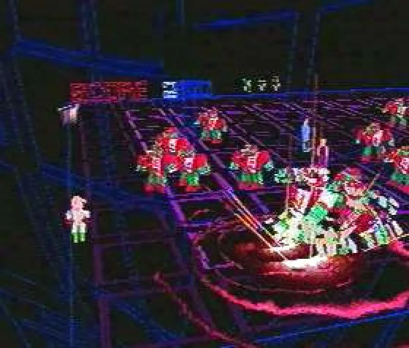Кадр из игры Robotron 2084